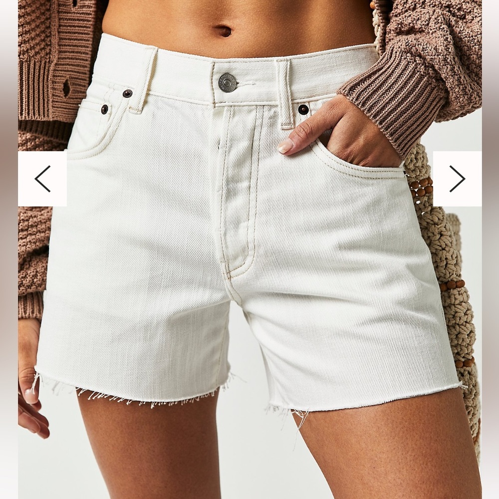 NEW Free People Shorts ~ Ivy Mid Rise Short ~ We The Free   Size- 24
